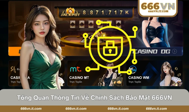 Chính Sách Bảo Mật 666VN 1 Giao diện chính của 666VN thể hiện rõ cam kết bảo mật thông tin